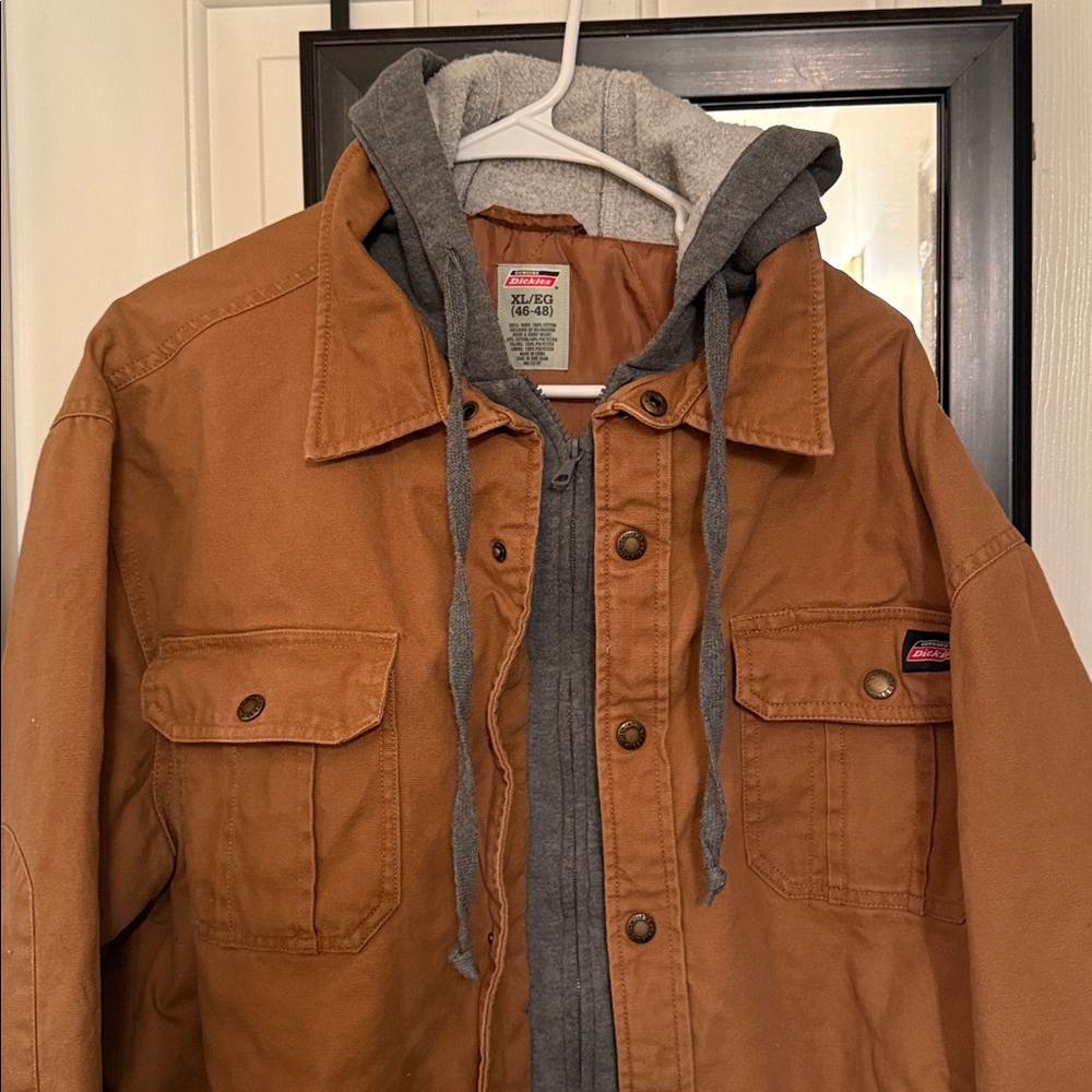 Dickies Brown Jacket with Gray Lining